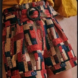 Sezane Roman Shorts, Size 40